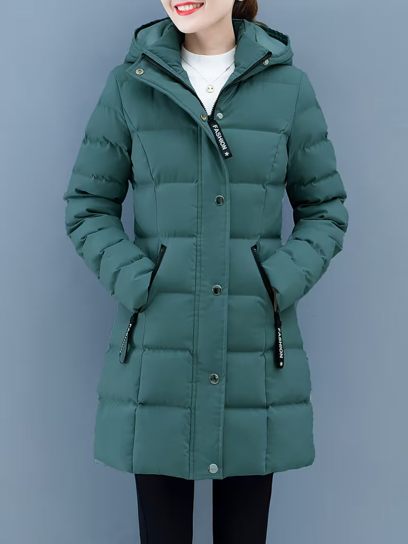 Übergangsjacke Damen | Steppmantel Damen | Kapuze & Windschutz