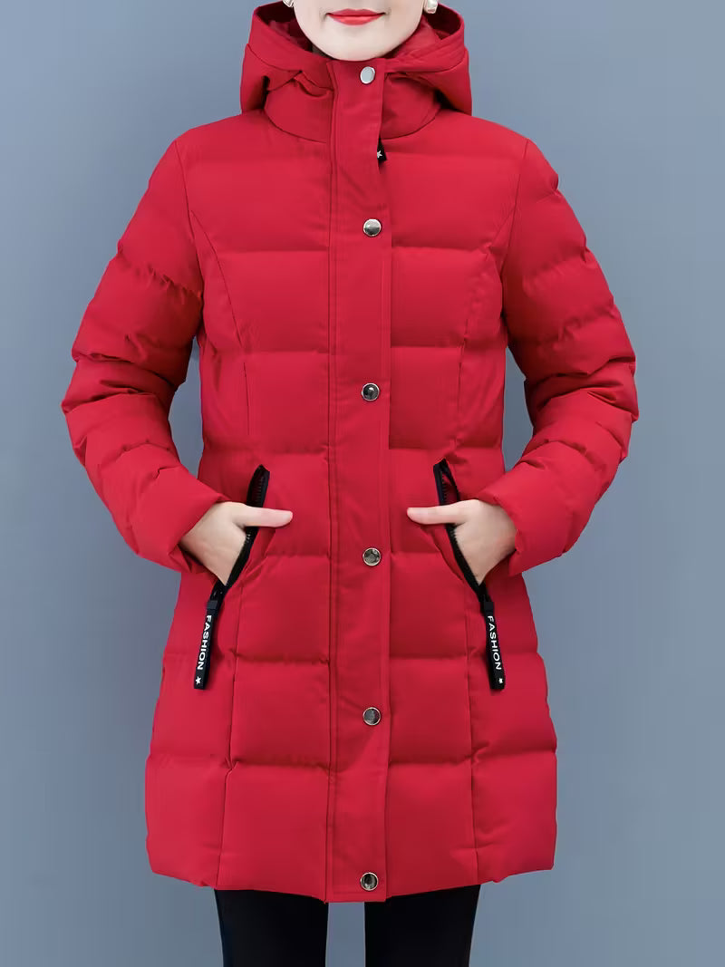 Übergangsjacke Damen | Steppmantel Damen | Kapuze & Windschutz