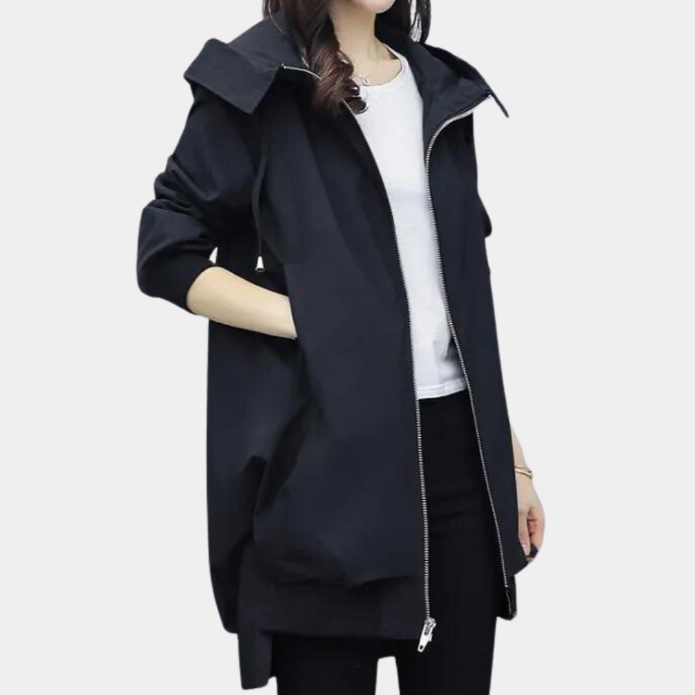 Übergangsjacke Damen | Windjacke Damen | Kapuze & Stehkragen für starken Windschutz