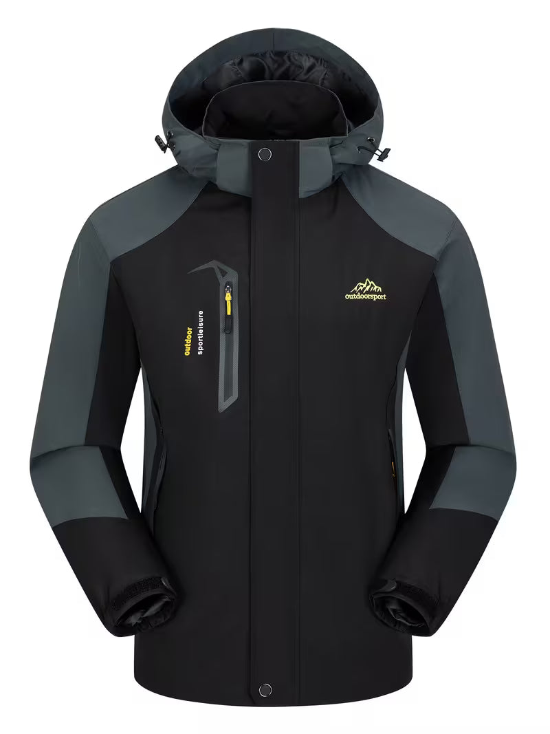 Übergangsjacke Herren | Herren Steppjacke | Winddicht & Kapuze für zuverlässigen Schutz