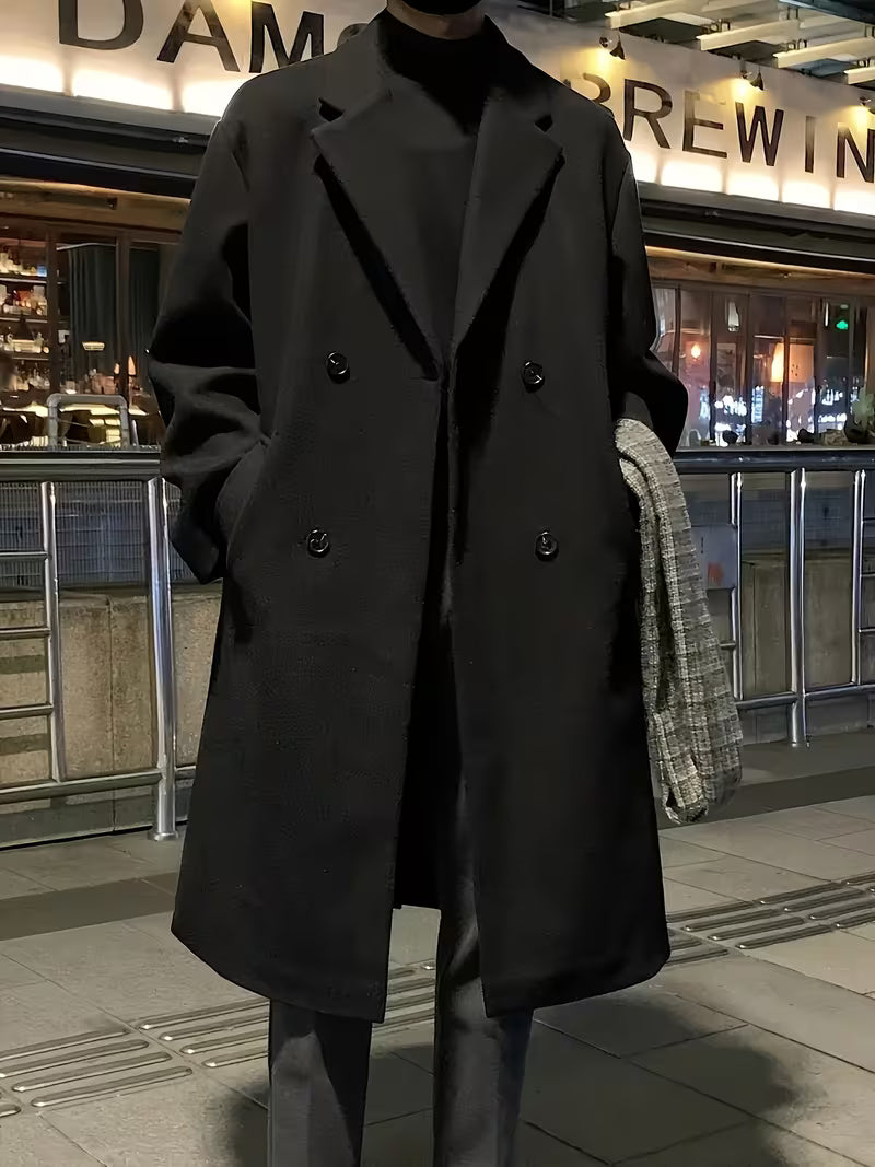 Übergangsjacke Herren | Mantel Herren | Doppelreiher für einen souveränen Auftritt