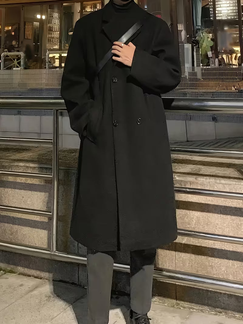 Übergangsjacke Herren | Mantel Herren | Doppelreiher für einen souveränen Auftritt