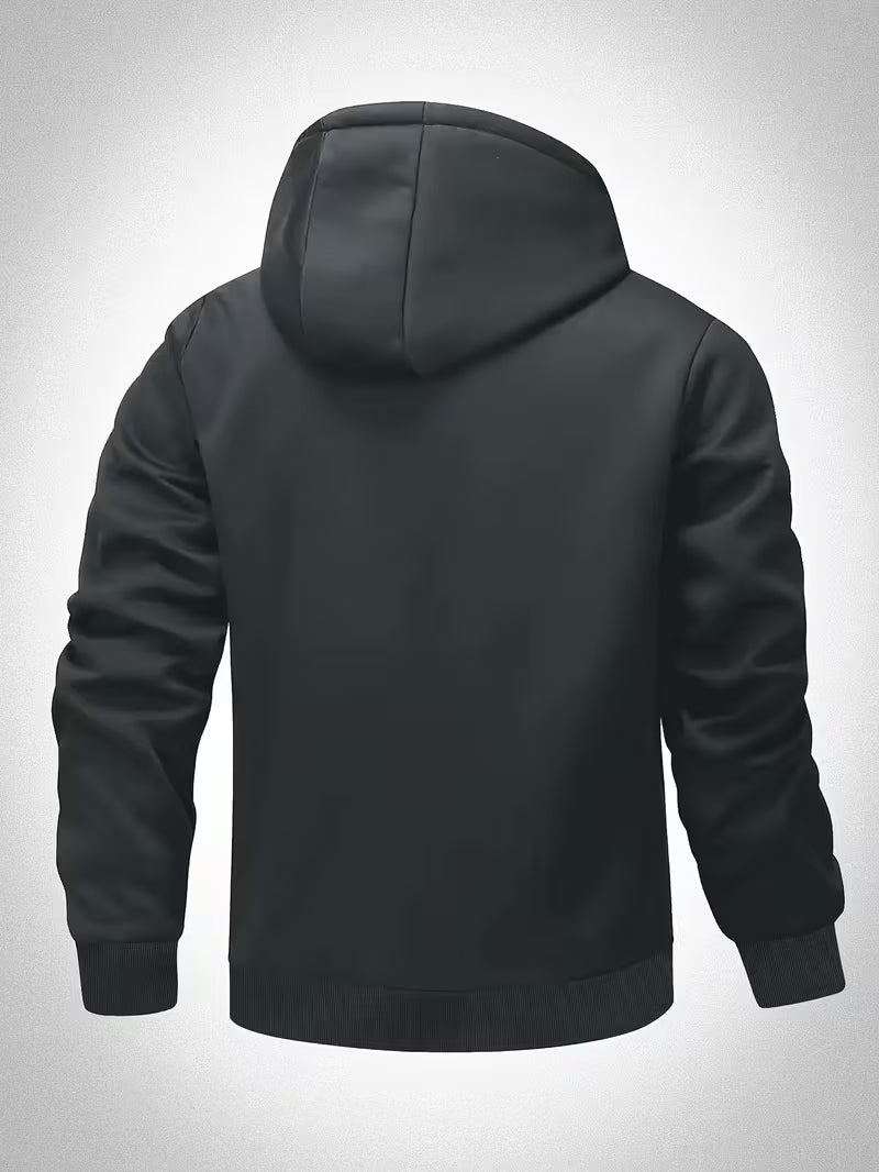 Übergangsjacke Herren | Zip Hoodie Herren | Kapuze & Wärmekomfort