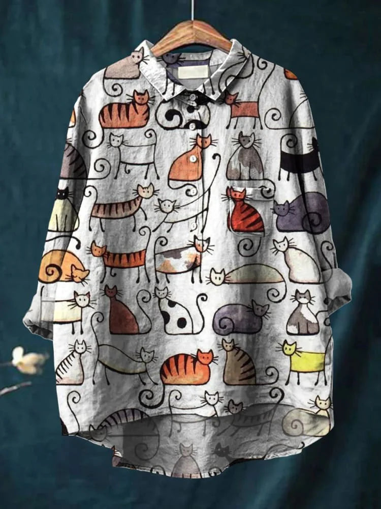 Uluru™ - Katzenkunst T-Shirt 2
