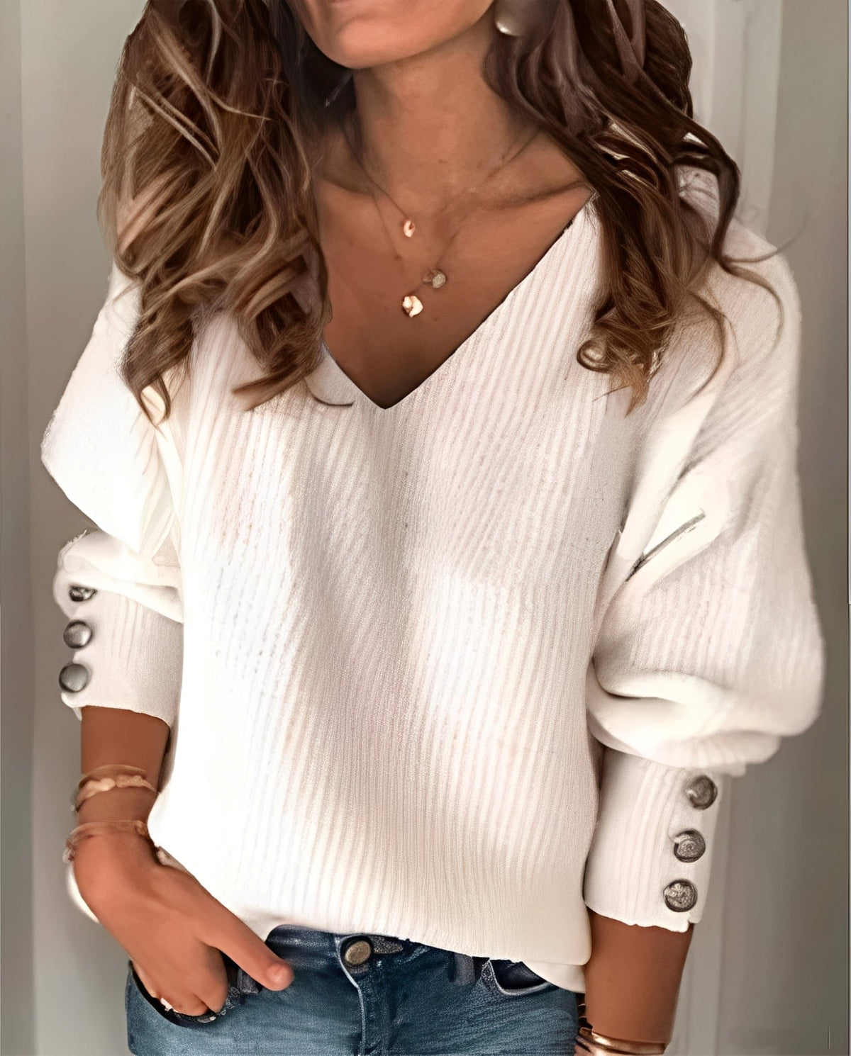 V Ausschnitt Pullover Damen | Feminin & Bequem mit V-Ausschnitt