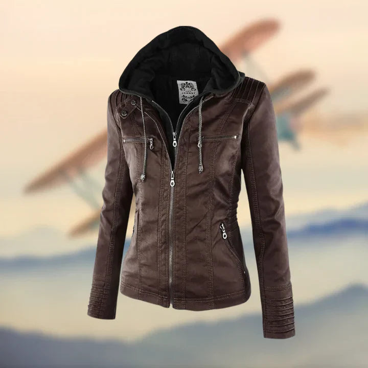 Vintage-Lederjacke