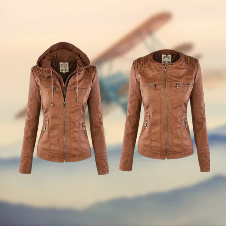 Vintage-Lederjacke