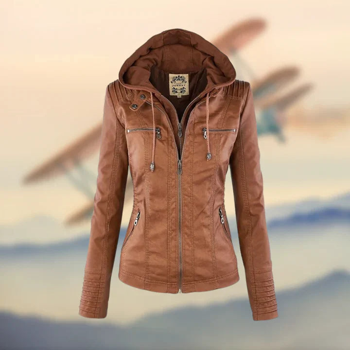 Vintage-Lederjacke
