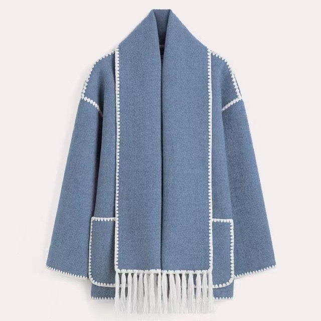 Viona | Bequeme Umhangjacke aus Wolle 3