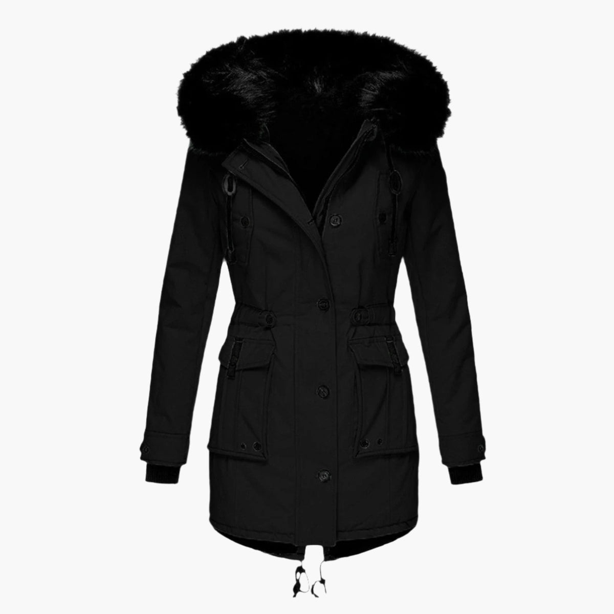 Winterjacke Damen Longline | Kapuze & Warm 2
