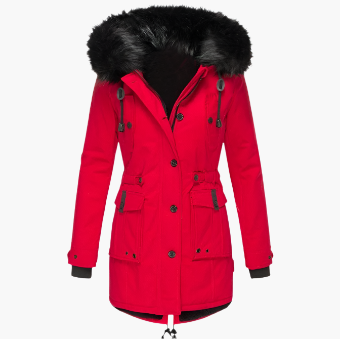 Winterjacke Damen Longline | Kapuze & Warm 5