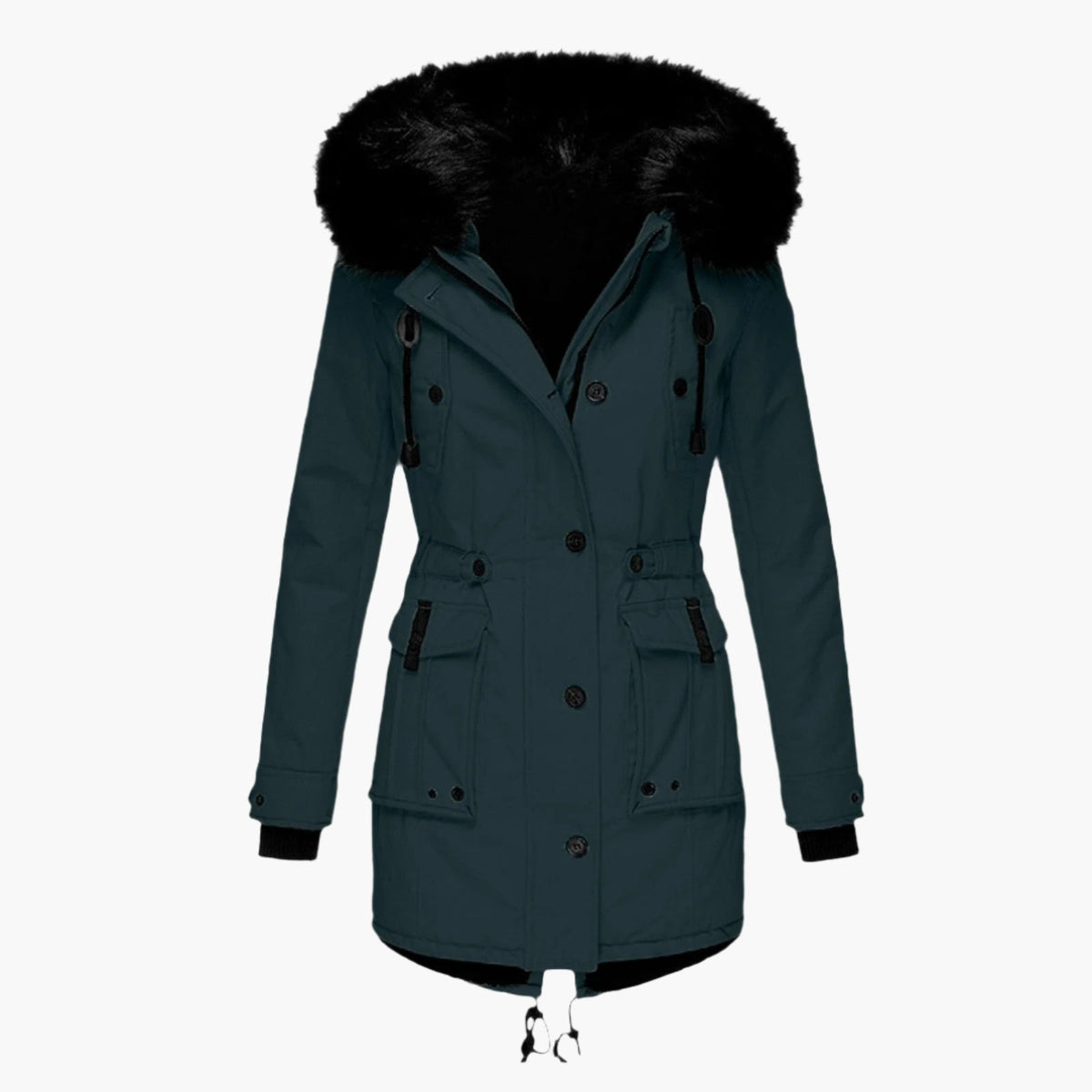 Winterjacke Damen Longline | Kapuze & Warm 7