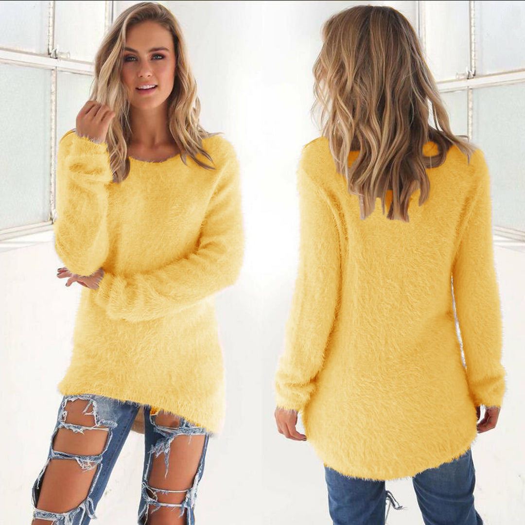 Weicher und warmer Freizeitpullover für Frauen Ideal für die Zwischensaison