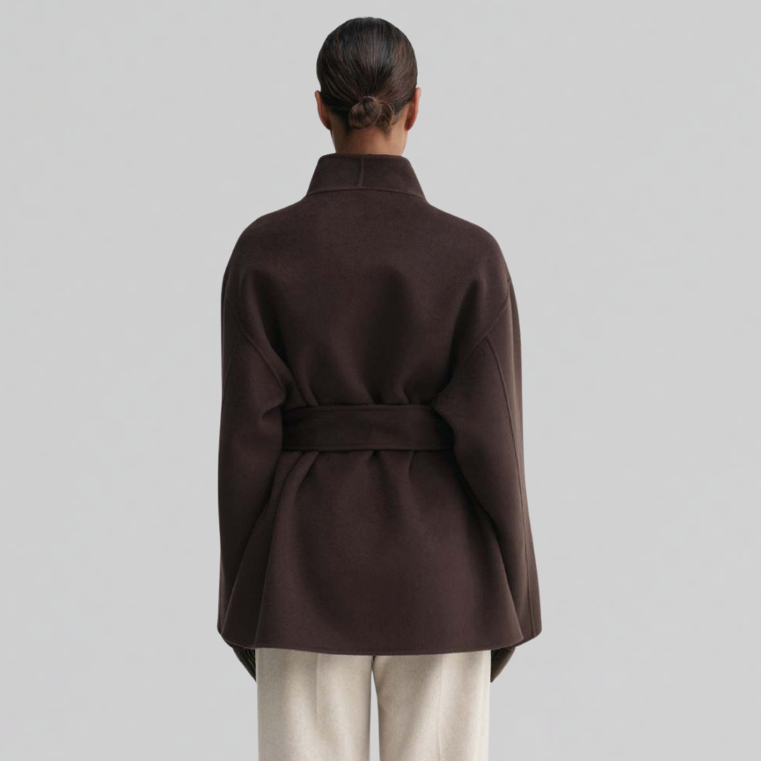 Wickeljacke Damen | Taillierter Schnitt & Bindegürtel