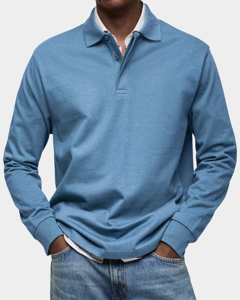 Wilson | Klassisches Langarm-Poloshirt 0