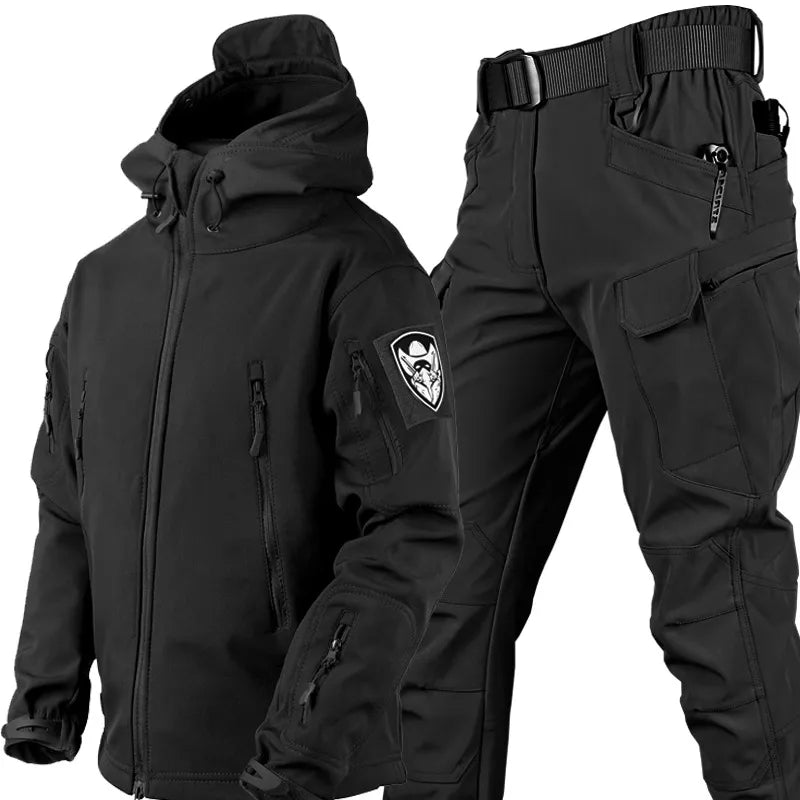 Wind- und Wasserdichtes Outdoor-Set: Jacke & Hose 0