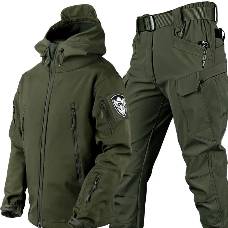 Wind- und Wasserdichtes Outdoor-Set: Jacke & Hose 4