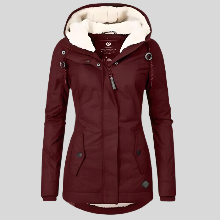 Winterjacke Damen | Regenjacke Damen | Wasserabweisend & warm gefüttert