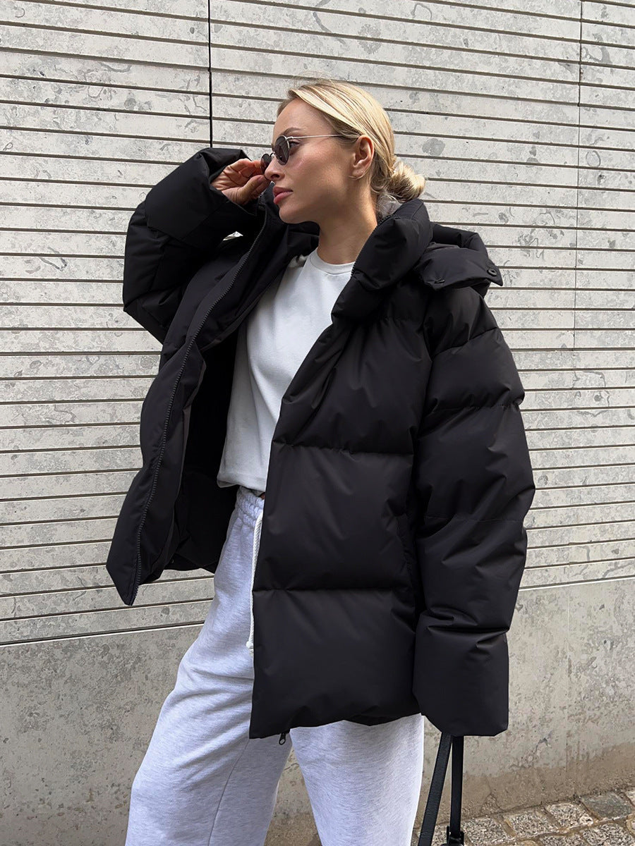 Winterjacke Damen mit Kapuze | Oversize & Warm