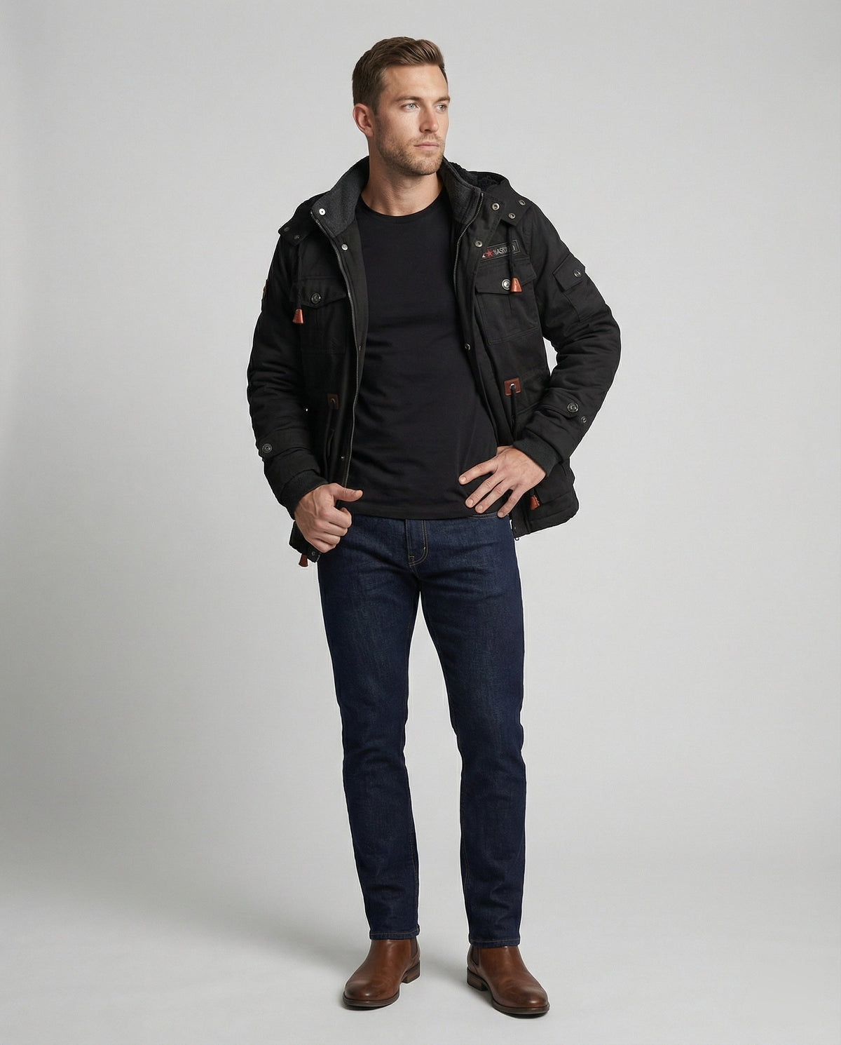 Winterjacke Herren | Wasserdicht & Warm Gefüttert 2