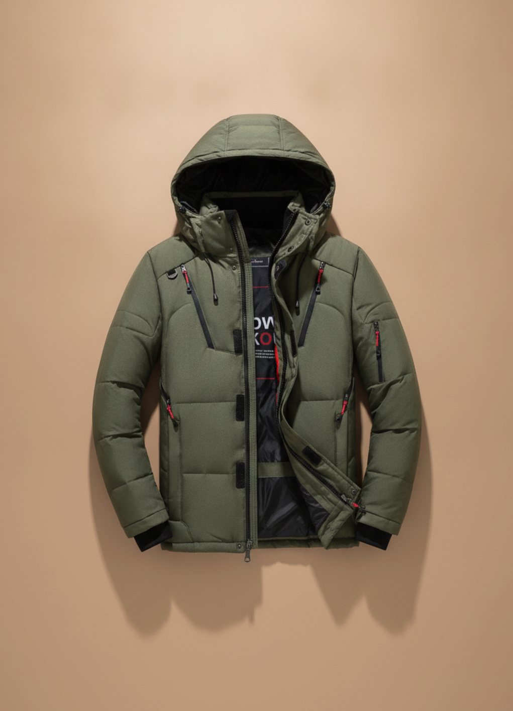 Winterjacke Herren mit Kapuze | Windschutz & Wärmend 2
