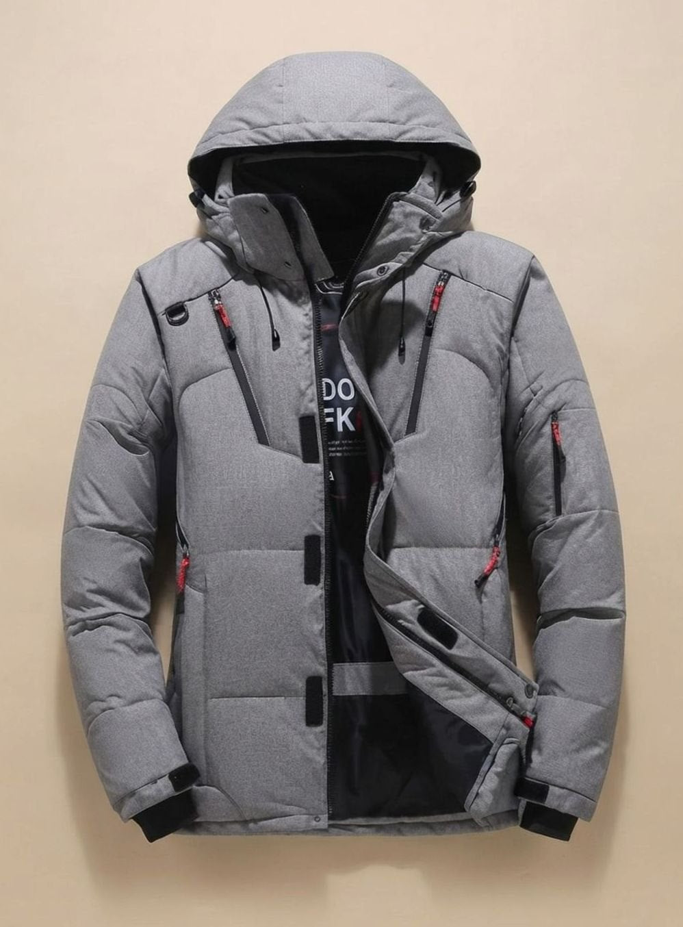 Winterjacke Herren mit Kapuze | Windschutz & Wärmend 4