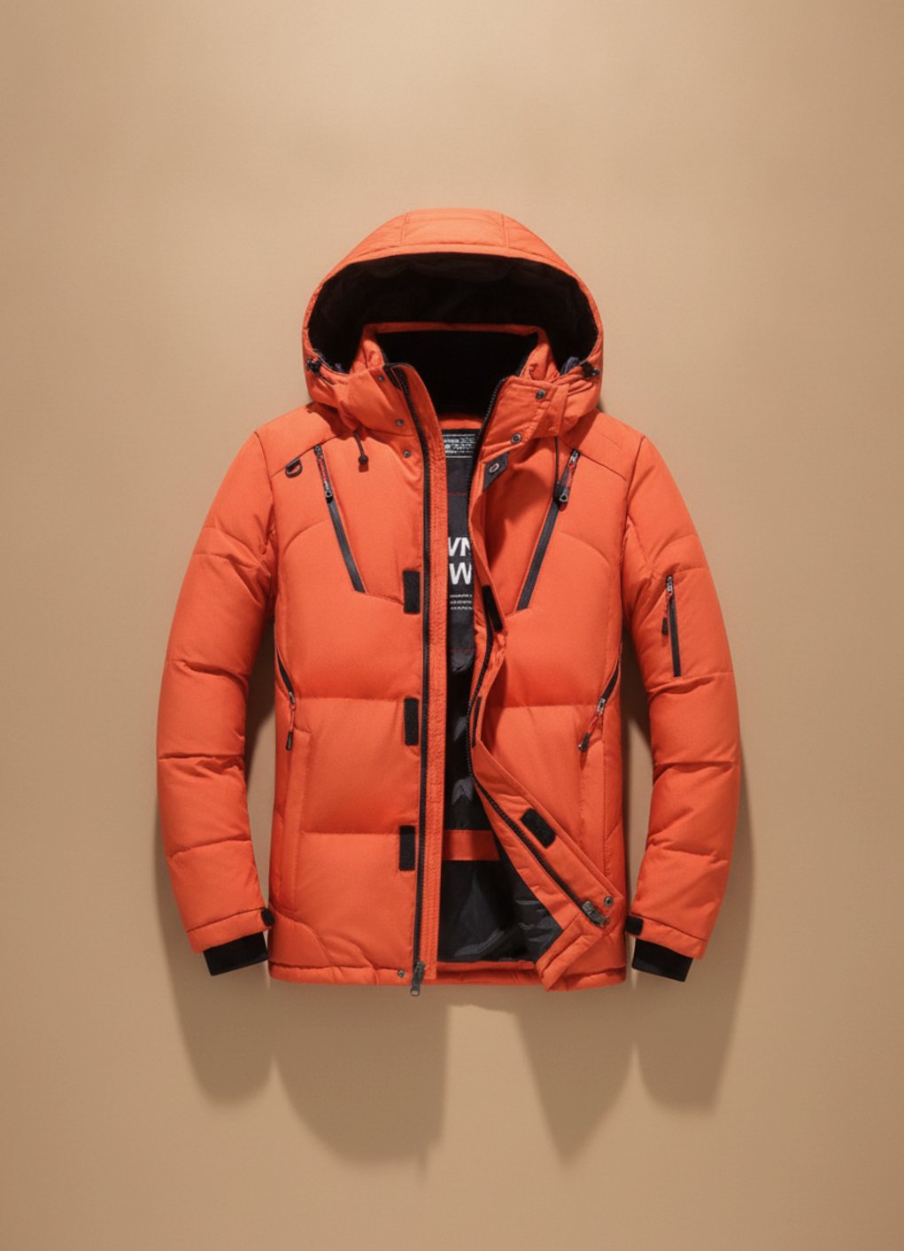 Winterjacke Herren mit Kapuze | Windschutz & Wärmend 1