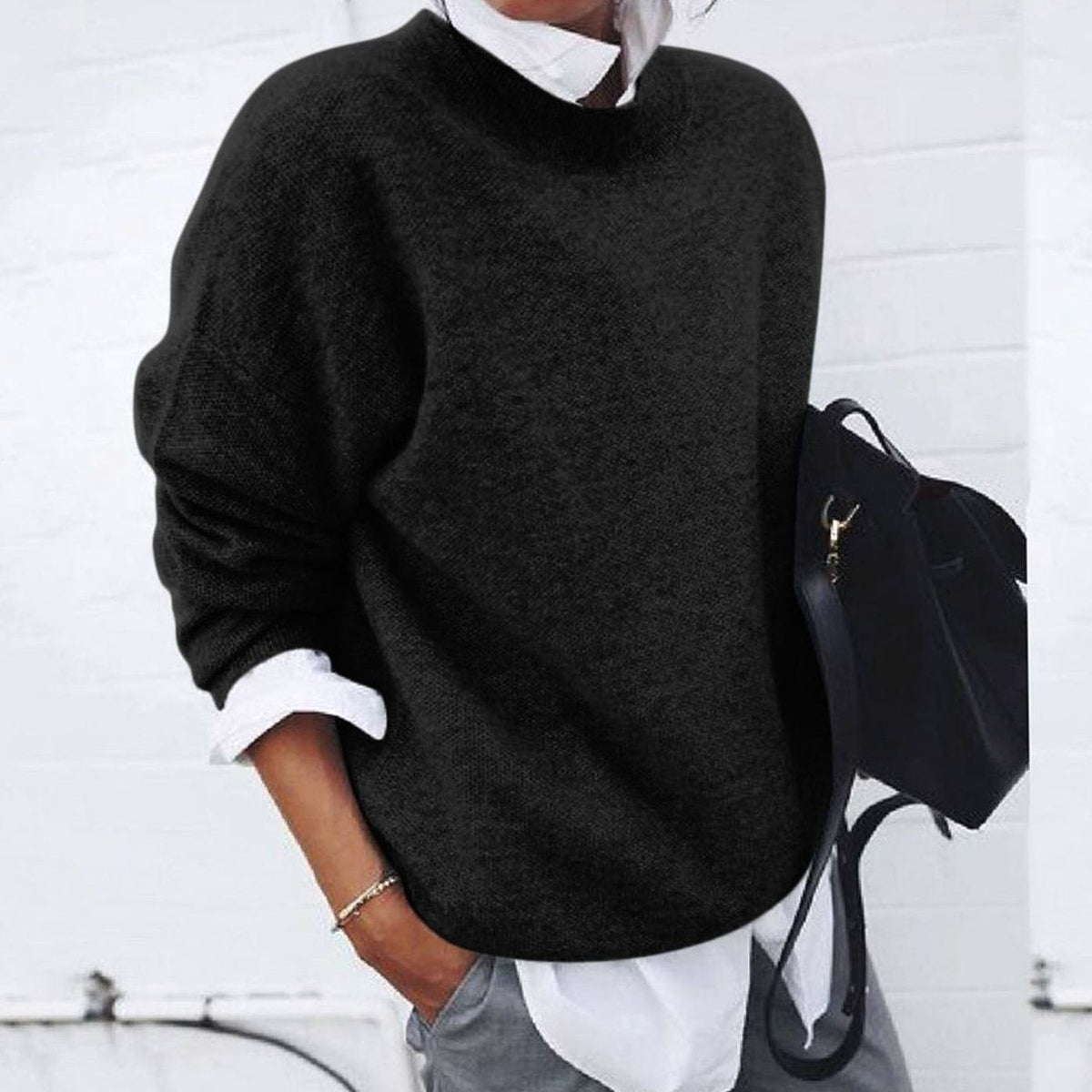 Wollpullover Damen Oversized | Weich & Wärmend