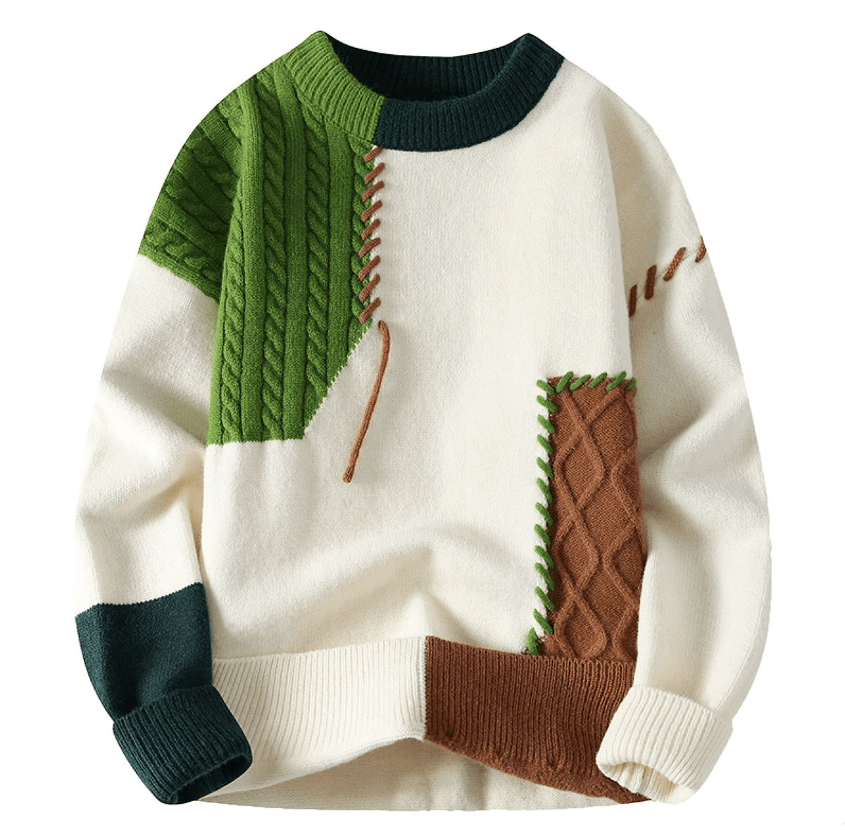 Pullover Herren | Patch-Design & Komfort 3