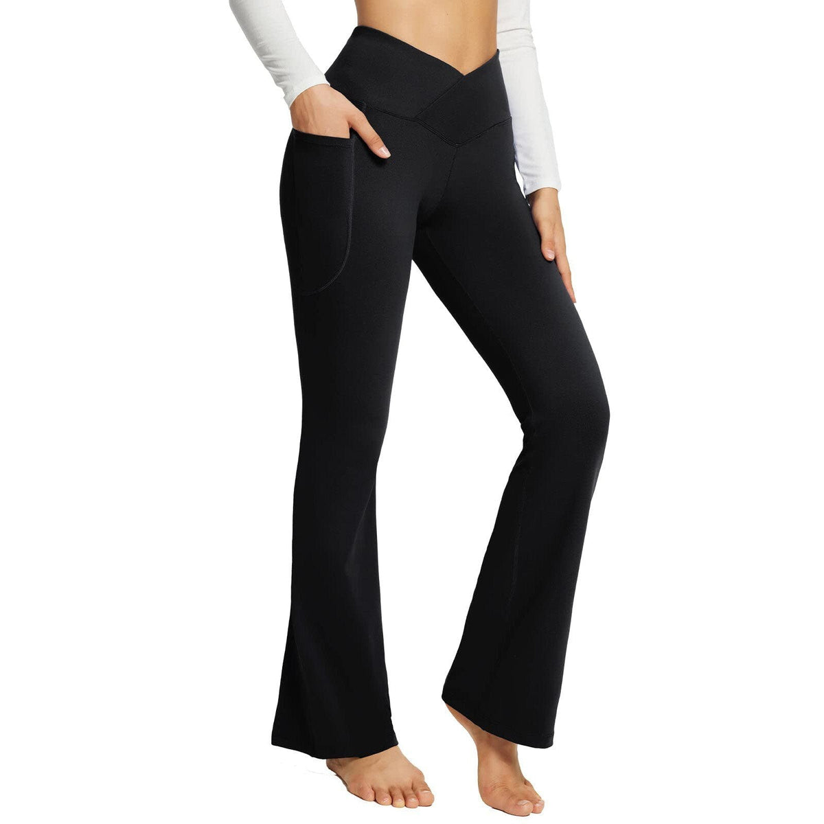Yogahose Damen | Hoher Bund & Flare Design 3