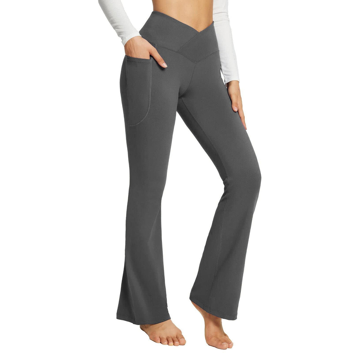 Yogahose Damen | Hoher Bund & Flare Design 4