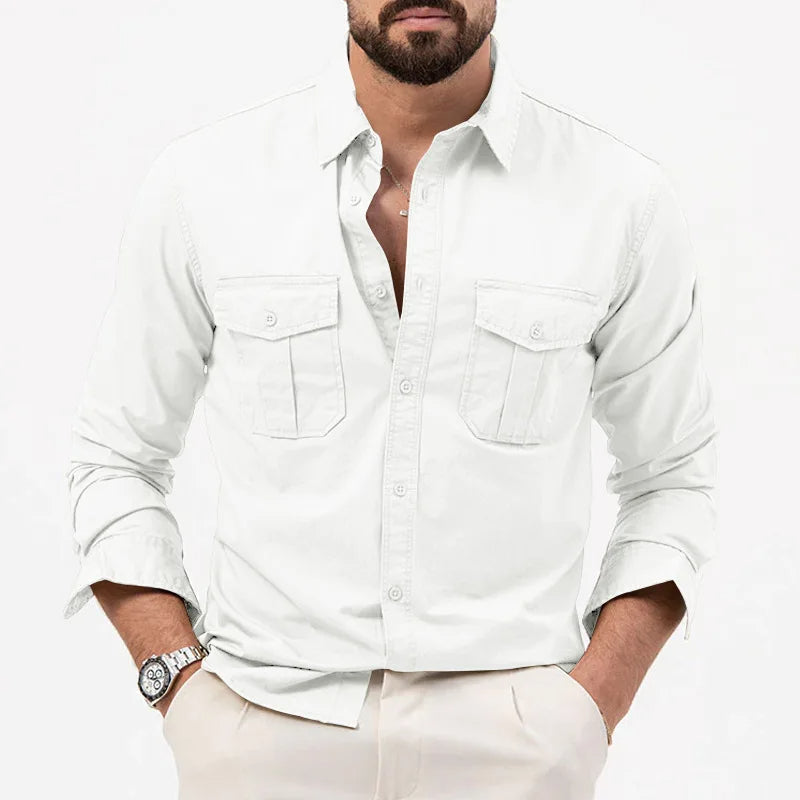 Langarm Polo Herren | Utility & Vielseitig