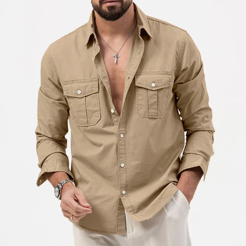 Langarm Polo Herren | Utility & Vielseitig