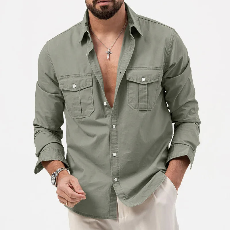Langarm Polo Herren | Utility & Vielseitig