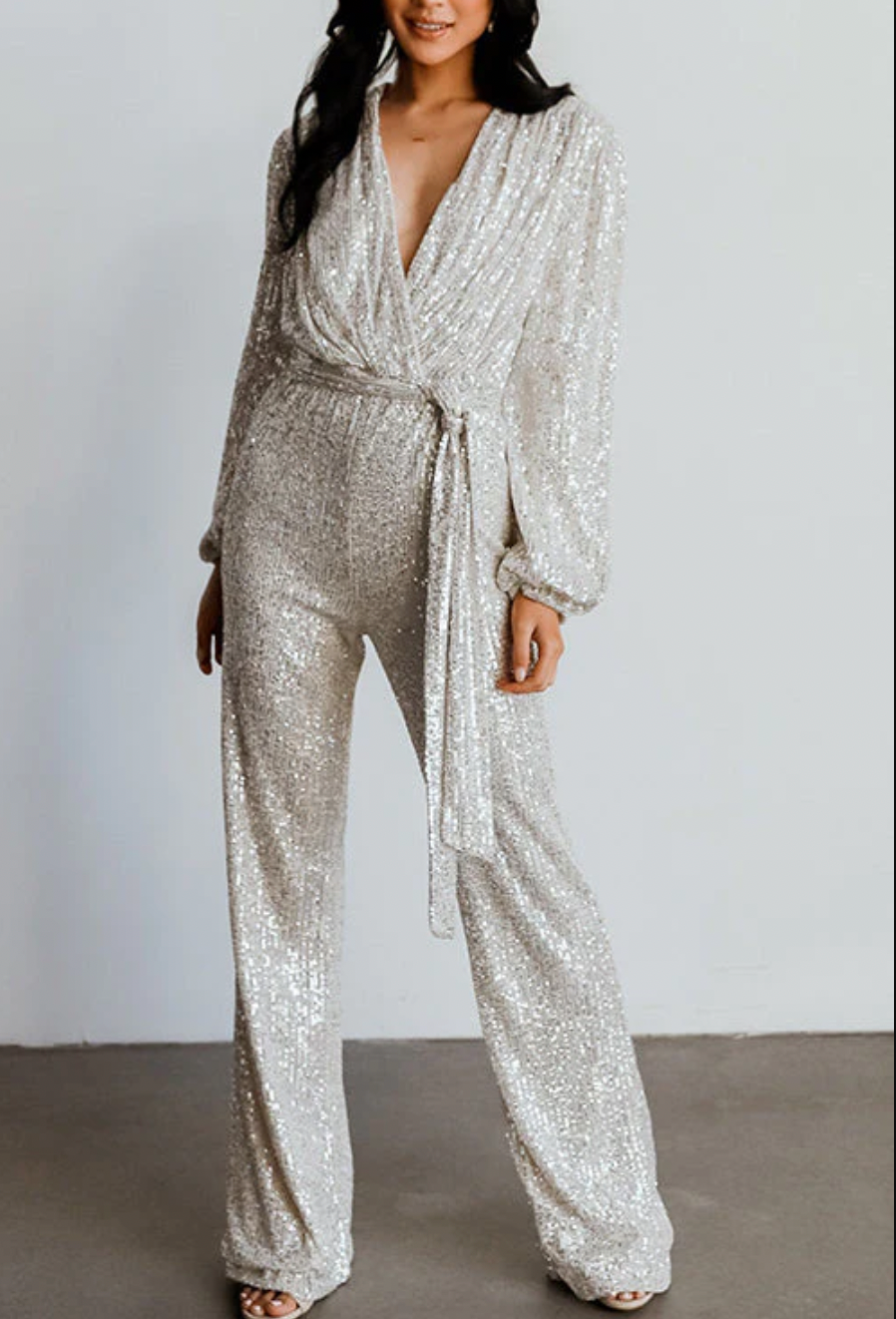 Zayna | Jumpsuit mit Glanzakzenten für Frauen 1