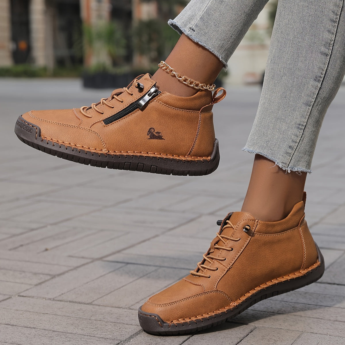 Schnürschuhe Damen | Komfort & Praktischer Reißverschluss 5
