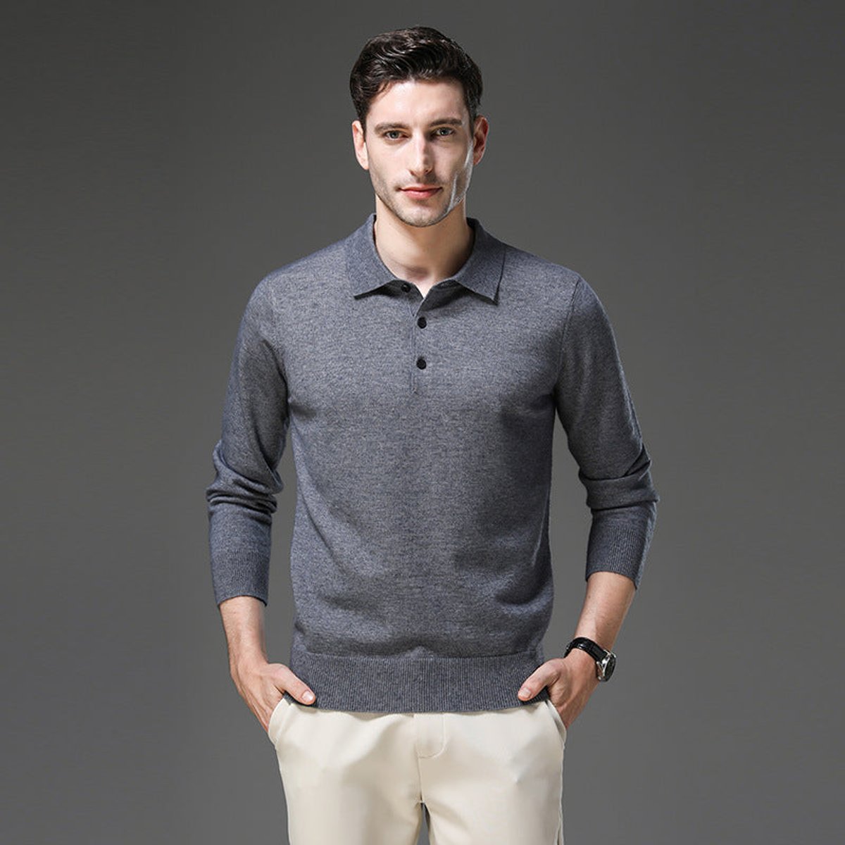 Strickpullover Herren | Polokragen & Elegante Passform 6