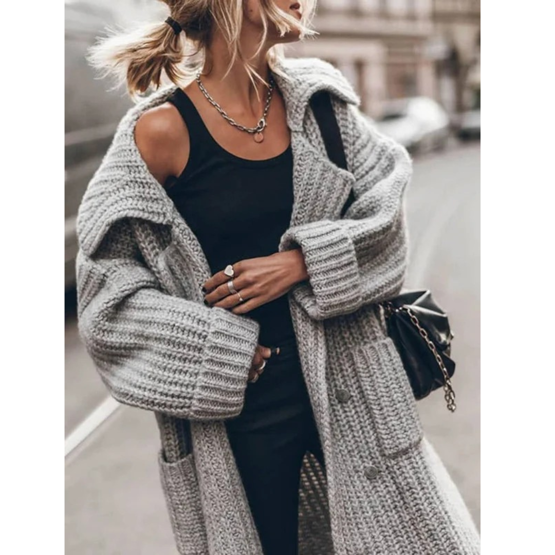 Strickjacke Oversize Damen | Warm & Stilvoll 1