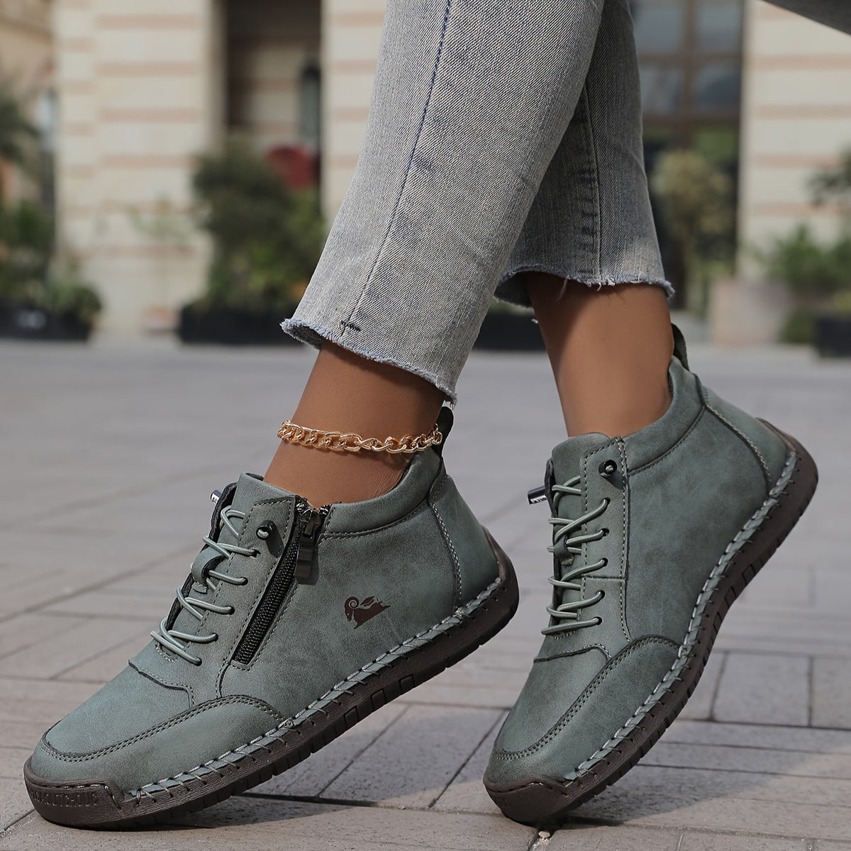 Schnürschuhe Damen | Komfort & Praktischer Reißverschluss 1