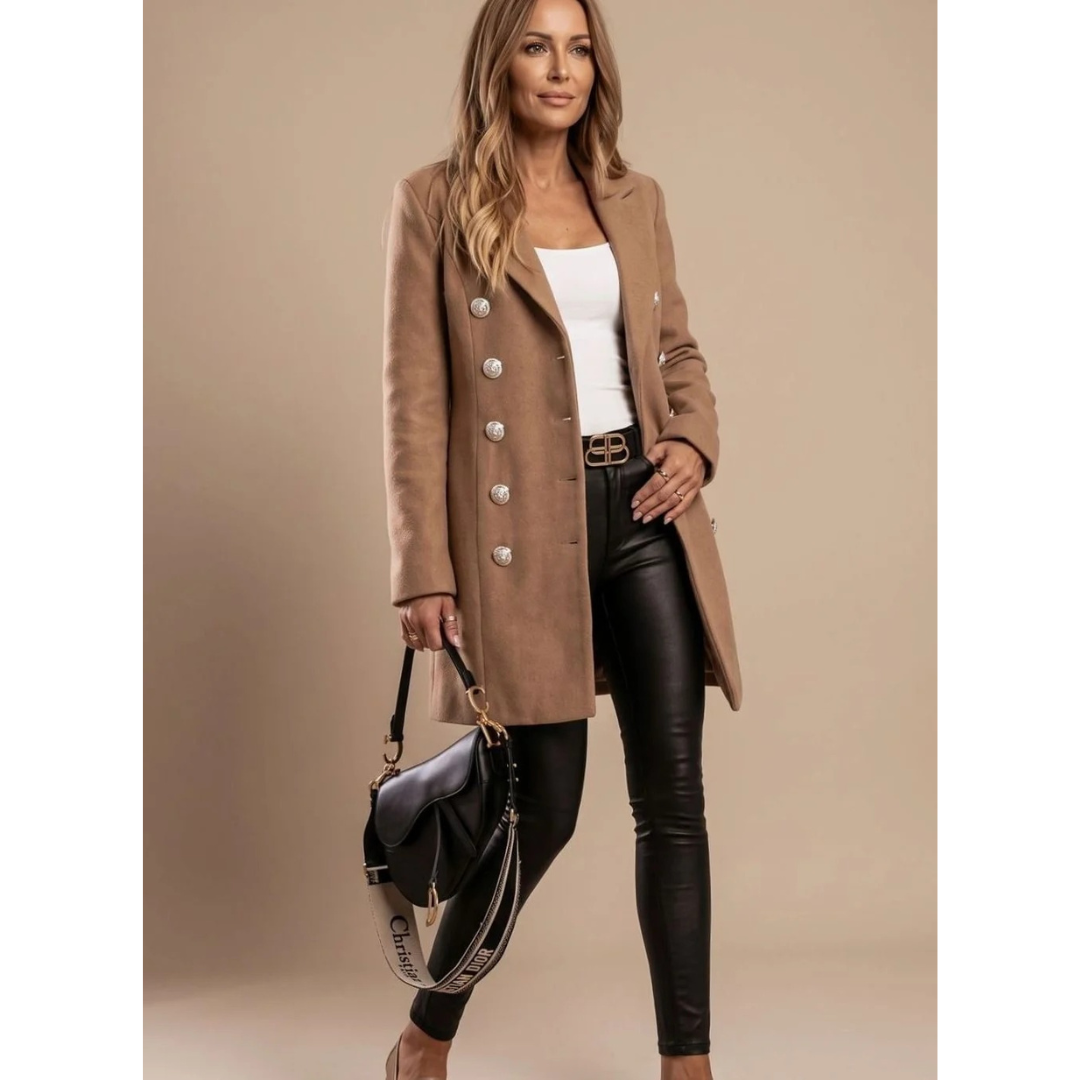 Winterjacke Damen | Mit Knopfleiste & Klassischem Kragen 8