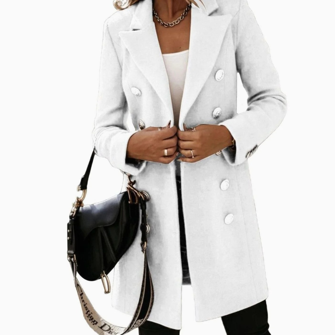 Winterjacke Damen | Mit Knopfleiste & Klassischem Kragen 13