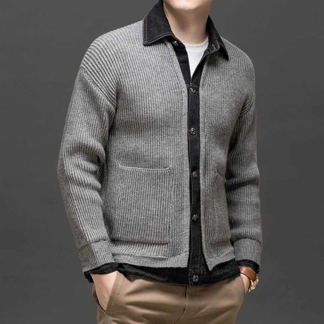 Strickjacke Herren | Mit Kragen & Bequemer Passform 7
