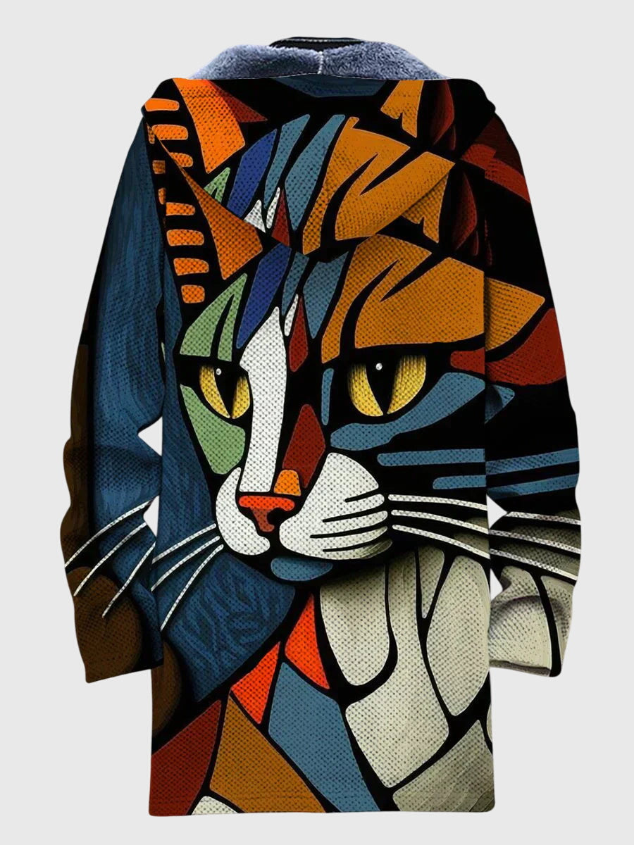 Jacke Damen | Künstlerischer Print & Bequemer Sitz 2