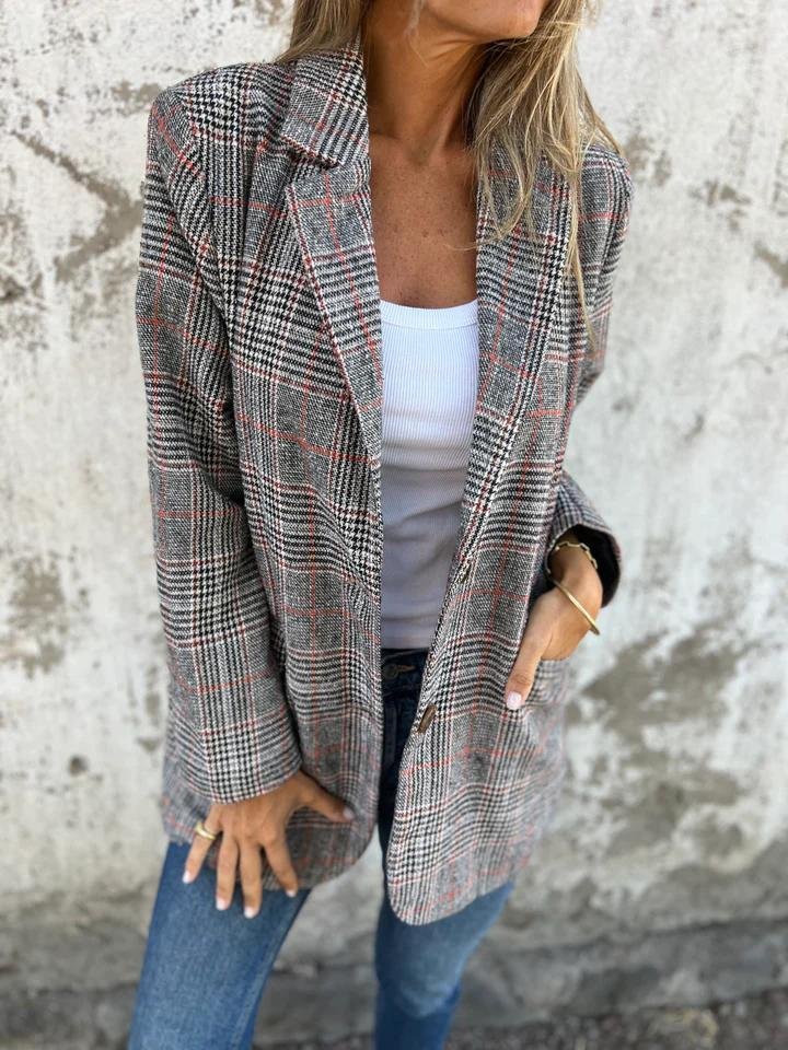 Blazer Damen Kariert | Elegant & Zeitlos 4