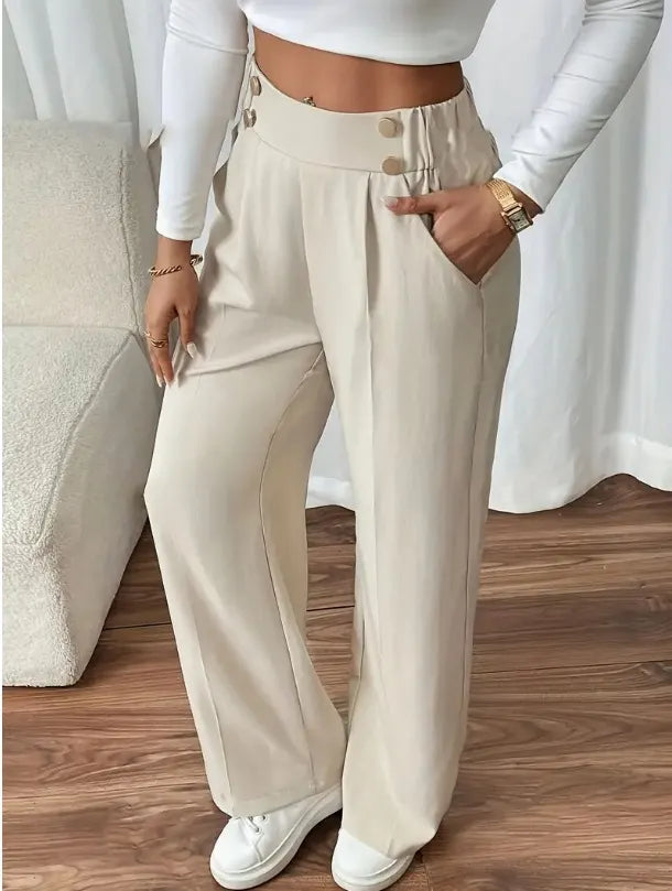 Weite Hose Damen | Hoher Bund & Eleganter Fall 2