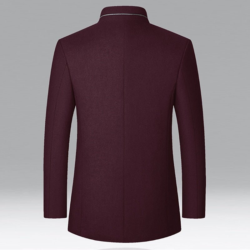 Trenchcoat Herren | Taillierter Schnitt & Stehkragen