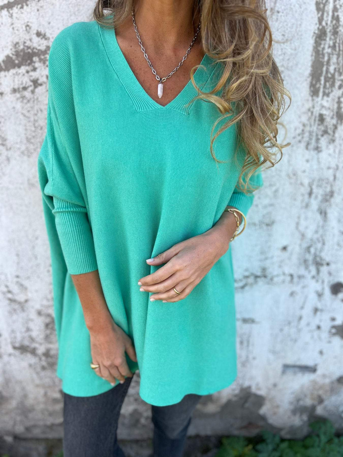 Pullover Damen | Lockere Passform & V-Ausschnitt 9