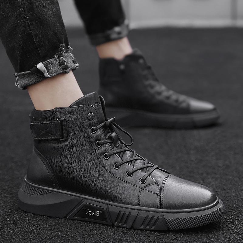 Herren Boots gepolstert flexibel rutschfest Design mit 3D-Profilsohle