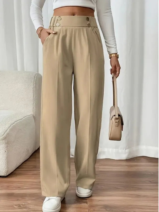 Weite Hose Damen | Hoher Bund & Eleganter Fall 11