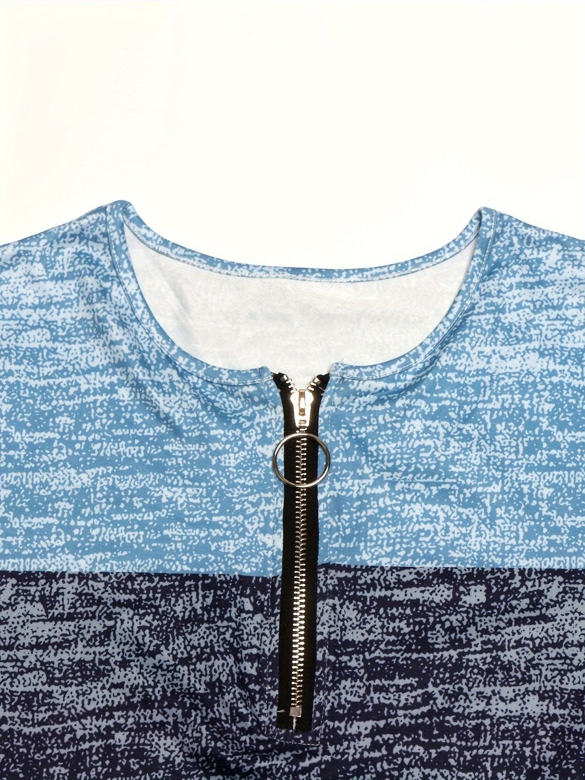 Zip-Oberteil Damen | Colour-Block & Lockere Passform